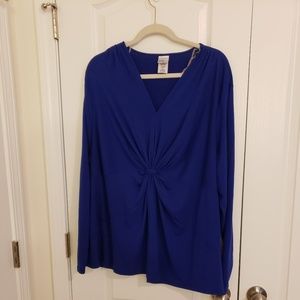 Long sleeve top with waist detail